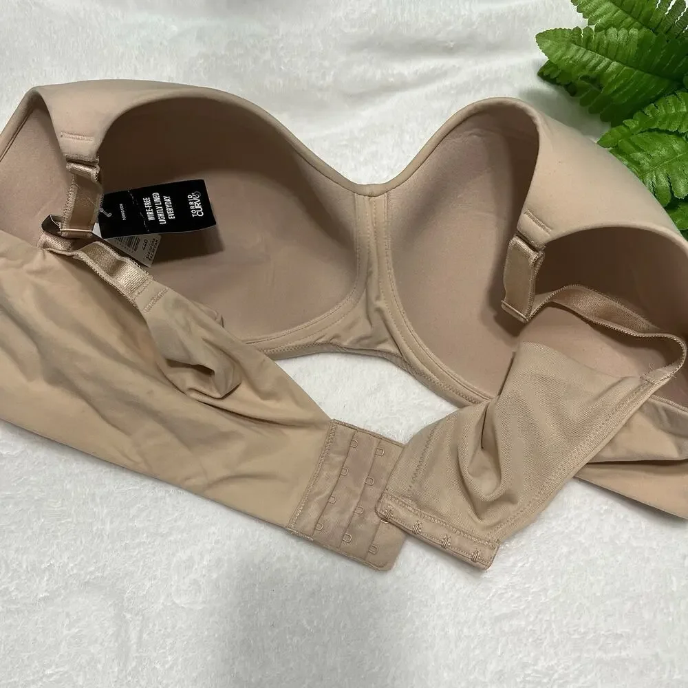 Torrid Curve 360 Dream Wire Free Lightly Lined Everyday Bra Size 44D Beige New